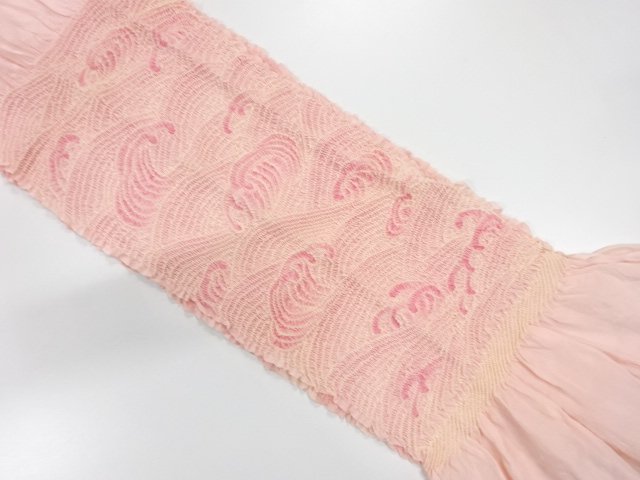 JAPANESE KIMONO / OBIAGE / SILK / SHIBORI